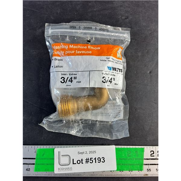Washing Machine Elbow - New