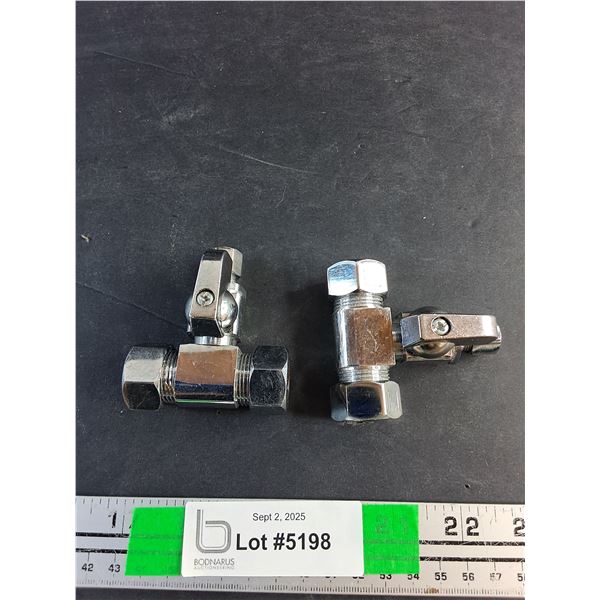 (2) Plumbing Valves