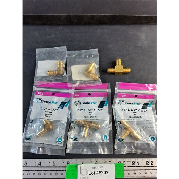 SharkBite PEX Elbows & Tee Plumbing Connectors