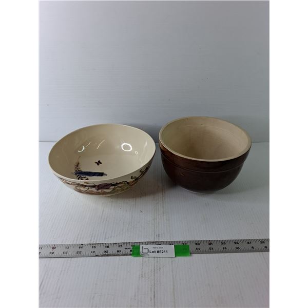 (2) Bowls up to 9″, Julisha Forest Walk