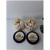 Image 3 : 11″ Glass Food Stand, (2) 200g Jars of Sea Shells