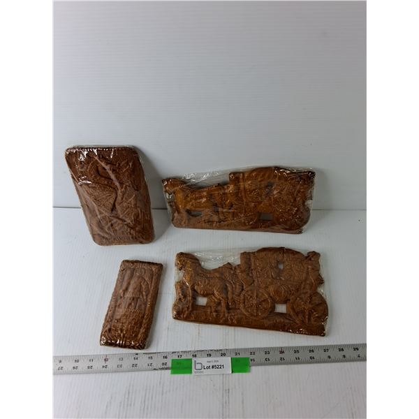 (4) Polish Decorative Shaped Cookies, Expired, Decorative Only