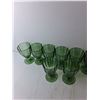 Image 3 : (12) Green 7″ Wine Glasses