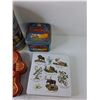 Image 2 : (4) Various Metal Cookie Tins, up to 10″