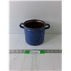 Image 1 : 6″ Blue Metal Pot