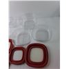Image 3 : (7) Rubbermaid Containers With Lids up to 9″
