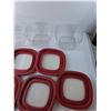 Image 2 : (5) Rubbermaid Containers With Lids up to 9″