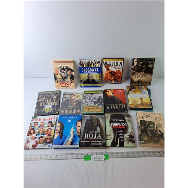 (14) Polish DVD Set, Czas Honoru, Wysocki, Wajda, Misc