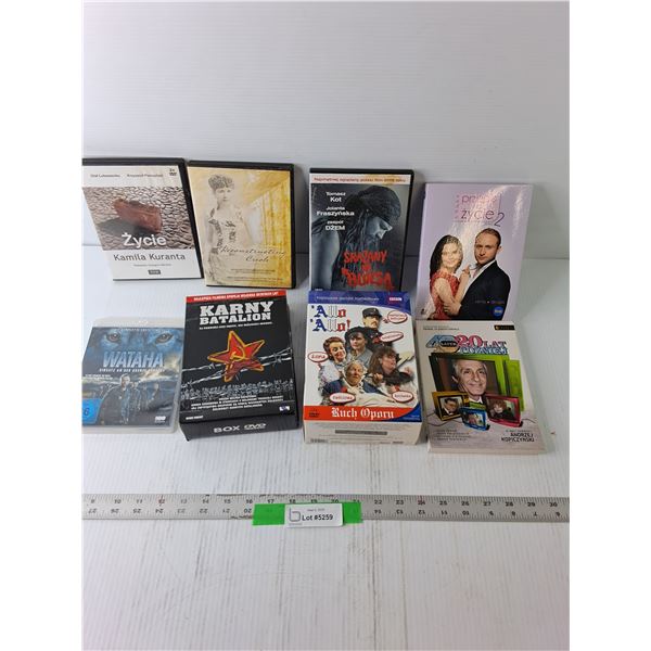 (8) Polish Dvds, Przepis Na Zycie 2, Karny Batalion, Allo allo, Misc