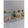 Image 3 : (13) Various Glass Jars/Containers, up to 7″