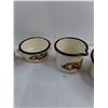 Image 3 : (3) Set of Olkusz Traditional Polish Pots up to 8″, 6″ Green Pan