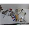 Image 1 : Lot of Misc Silverware and Kitchen Utensils, Spoons, Forks, Scoops, Misc