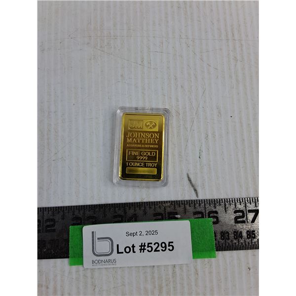 ^ Johnson Matthey Fine Gold 9999 1 Oz CANNOT AUTHENTICATE