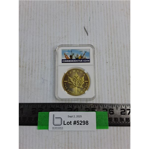 ^ 2022 Canadian 50 Dollars 9999 Fine Gold 1 Oz CANNOT AUTHENTICATE