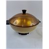 Image 2 : Cornwall Bun Warmer (Missing Cord), (2) PYREX Glass Bowl, Pie Plate with (1) Misc Bowl