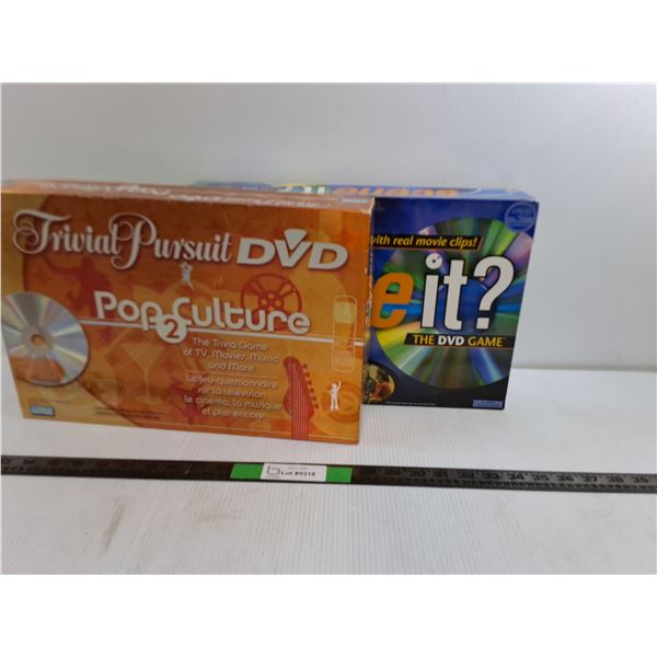 Scene It and Trivial Pursuit DVD Board Games
