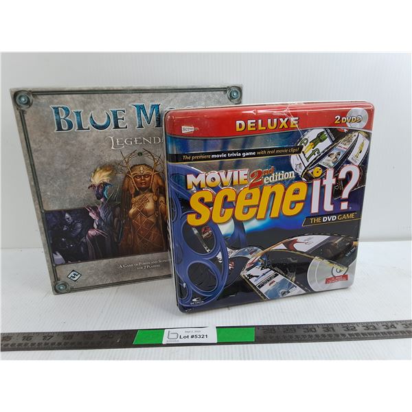 Blue Moon and Scene It 2 Board Games