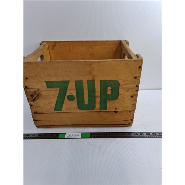 7-Up Wooden Crate Vintage  -  PICK UP