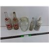 Image 1 : (4) Glass Bottles, the Pop Shoppe, Pumpkin Jar, Ceramic Royal Charter Bottle