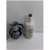 Image 2 : (3) Ceramic Bottles up to 11″ (1) Glass Bottle With Cork