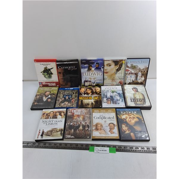 (14) Dvds, the Great Gatsby, Ludwig, Sylvia, Misc