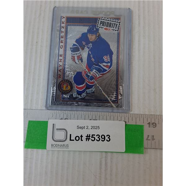 Wayne Gretzky "New York Rangers" NHL Collector Card- 1998 - Cannot Authenticate