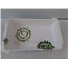 Image 7 : (4) Casserole Ceramic Dishes, CorningWare 9 x 9, (2)Arabia Ruska Stoneware Platters, 9 x 12 Intrada