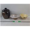 Image 1 : Vintage Pfaltzgraff Bowl, Confit/Serving Bowl, Saskatoon Pottery Hand Crafted Urn/Wide Vase