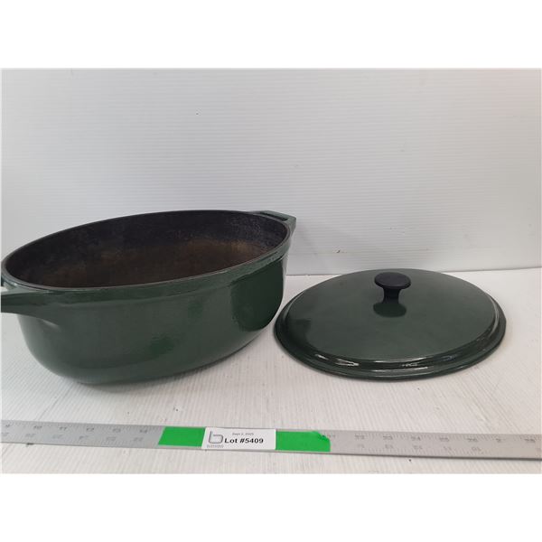 Nomar Green Enameled Cast Iron Dutch Oven