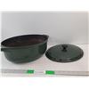 Image 1 : Nomar Green Enameled Cast Iron Dutch Oven
