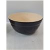Image 5 : Polish Bolestawcu Duck Bowl, Stoneware Glazed Bowl Ridged Inside
