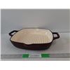 Image 1 : Rigged Kitchen Aid 9 x 9 Baking Enamel Cast Iron Pan