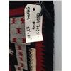 Image 4 : Red Southwestern Fleece Blanket 27" x 40", Green Linen Blanket 96" x 54"