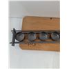 Image 11 : Long 12 Candle Holder, Festive Autumn Decor, Spruce and Maple Boards Small