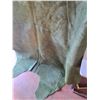 Image 7 : Large Dyed Green Cowhide Approx. 7' x 4'