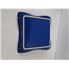 Image 8 : Stoneware Octagonal Casserole Dish, Blue Oval Baking Dish Ceramic, Blue Glazed Plate, Salt Container