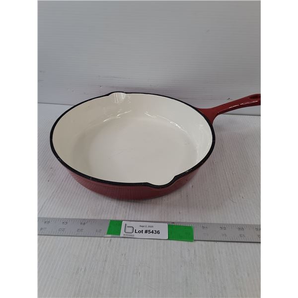 Enameled Cast Iron Cooking Pan