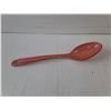 Image 10 : Ceramic 9 x 12 Baking Pan, Stoneware Blue Rectangle Plate, Patterned Spoon, Rubbermaid Strainer
