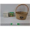 Image 1 : Water Mineralizer, Mason Jar Seals, Ceramic Basket With Wicker Handle