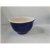 Image 2 : (3) Sequentially Sized Mixing Bowls Small, Medium, Large Cobalt Blue Ceramic