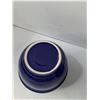 Image 4 : (3) Sequentially Sized Mixing Bowls Small, Medium, Large Cobalt Blue Ceramic