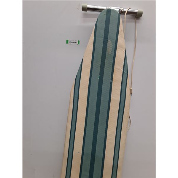 Folding Iron Board With Electrical Outlet Built In (TESTED WORKS AND FOLDS/STANDS)  - PICK UP