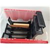 Image 7 : (3) Cross Stitch and Embroidery In Frames With Stacking Organizers And Storage Tote Folding Lid