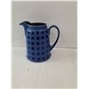 Image 7 : Denby Ceramic Lot - (3) Plates, Blue Ceramic Pitcher