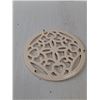 Image 7 : Cloth, Cast Iron Enamel Omelet Pan Small, Heat Plate Inductive Heat Disspersion Plate