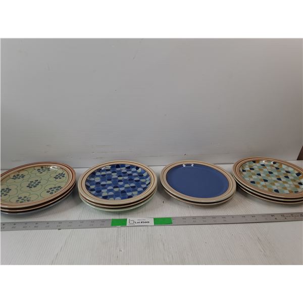 (11) Denby Ceramic Plates of Various Design