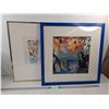 Image 1 : (2) Art Prints In A Picture Frame (23x16" & 23x23")