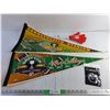 Image 1 : Grey Cup Pennants, Canadian Pacific Clapper, Oilers Embroidered Patch