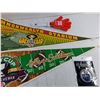 Image 3 : Grey Cup Pennants, Canadian Pacific Clapper, Oilers Embroidered Patch
