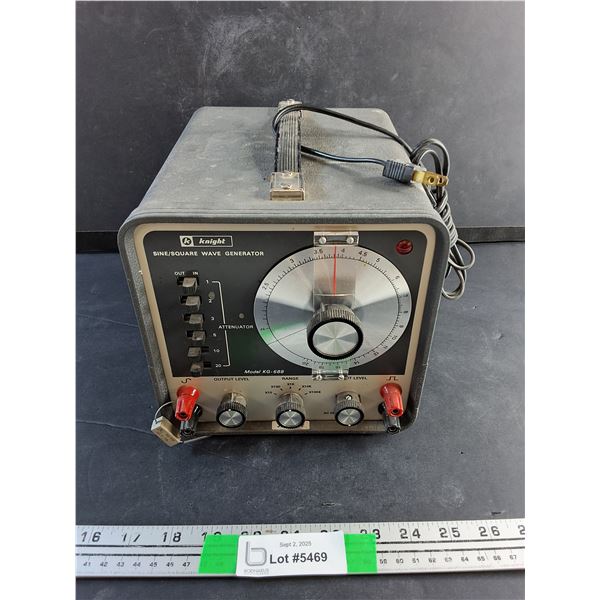 Vintage Knight Sine/Square Wave Generator - As Is